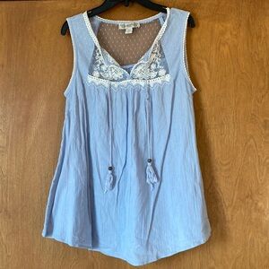Vintage America Blues embroidered top